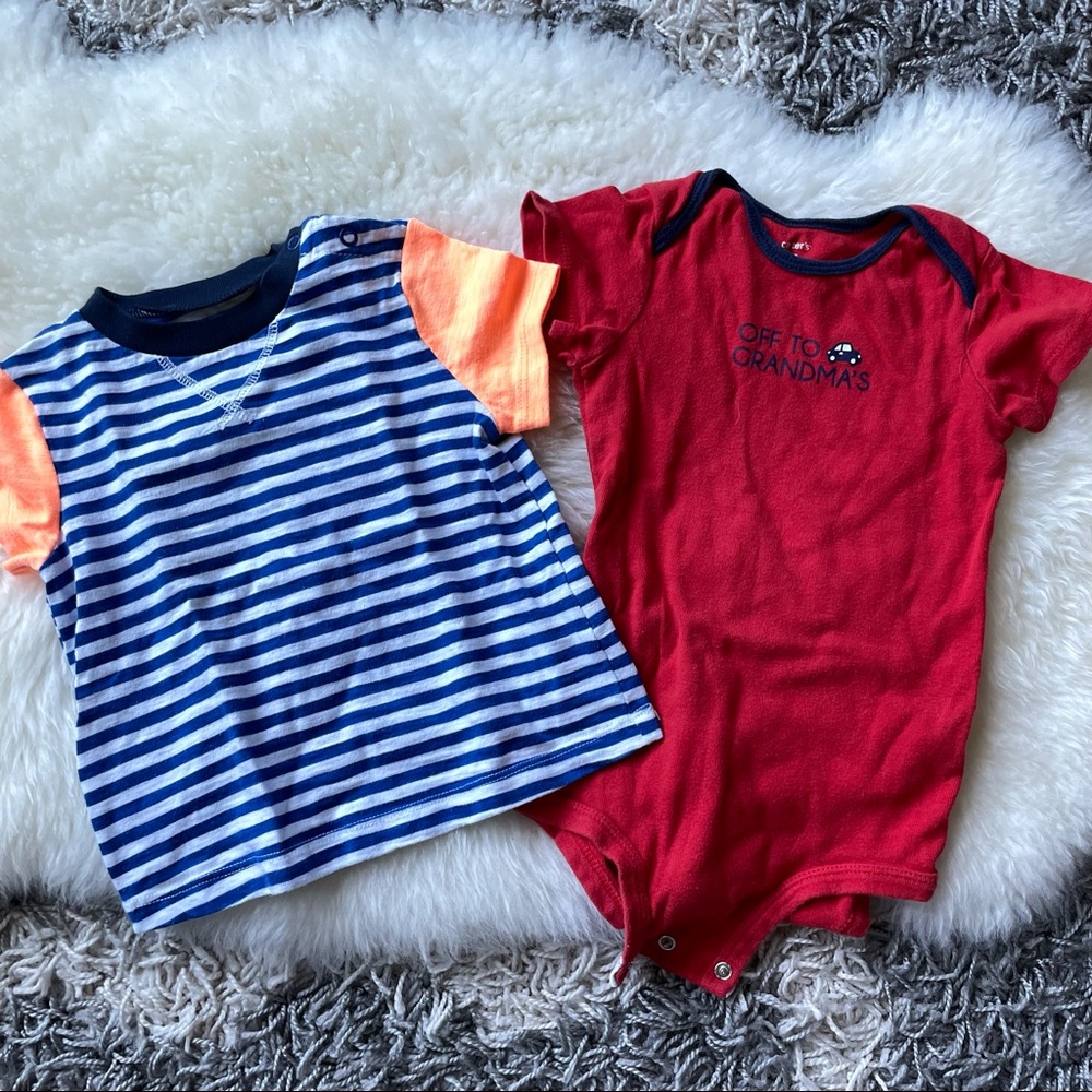 12-18 month boy shirt set